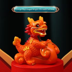 Zodiac Jubao Lucky Dragon Chinese Style Crafts Ornaments (Option: CX358 A)