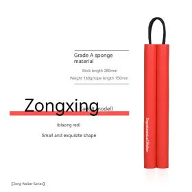 Taekwondo Beginner Sponge Nunchaku (Option: Red Adult)