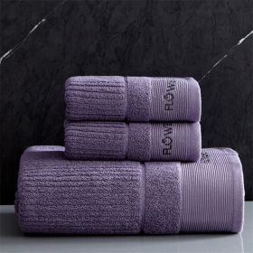 Hotel Style High-end Towels And Bath (Option: Lavender-80x 160)